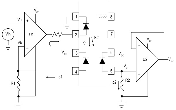 Biasing the matched feedback photo detector Image of Biasing the matched feedback photo detector