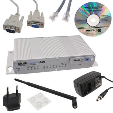 Multi-Tech MultiConnect AW analog-to-wireless kit Image of Multi-Tech MultiConnect AW analog-to-wireless kit