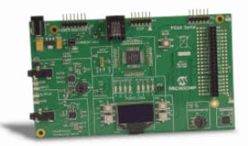 Microchip’s DM164134 board Image of Microchip’s DM164134 board