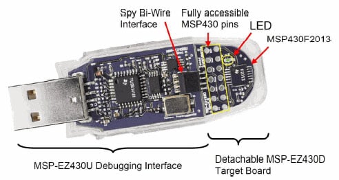 EZ430-F2013 development kit Image of EZ430-F2013 development kit