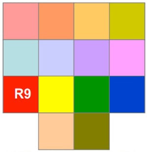 R96a reference color pallet Image of R96a reference color pallet
