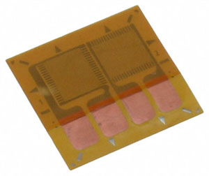 Micro-Measurements 125UT strain gauge Image of the Micro-Measurements 125UT strain gauge