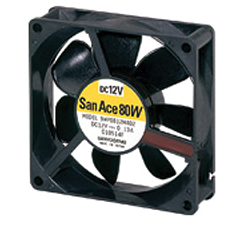 Sanyo Denki vane-axial fan Image of Sanyo Denki vane-axial fan