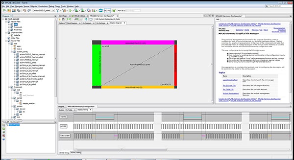 Microchip’s Display Manager software (click for full-size) Image of Microchip’s Display Manager software (click for full-size)