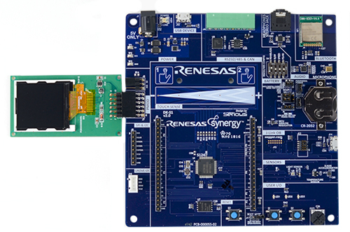 Renesas Synergy DK-124 development board Image of Renesas Synergy DK-124 development board