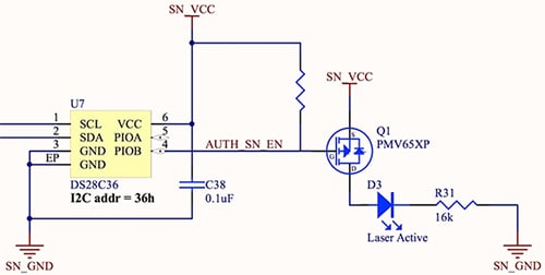 Maxim Integrated DS28C36 Diagram of Maxim Integrated DS28C36