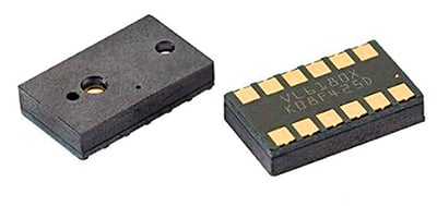 STMicroelectronics’ first generation VL6180X sensor Image of STMicroelectronics’ first generation VL6180X sensor