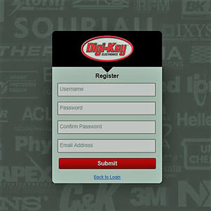Registration at DigiKey