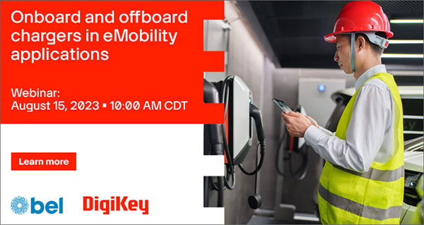 Webinar - Onboard and Offboard Chargers in eMobility Applications