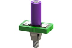 Poke-Home Single Vertical Contacts Image of KYOCERA AVX's Poke-Home Single Vertical Contacts