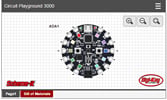 Adafruit's Circuit Playground 3000, Scheme-It Image of Adafruit Circuit Playground, Scheme-It Board Level