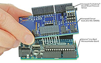 Honeywell's TruStability™ Board Mount Pressure Sensors Evaluation Kit diagram Image of Honeywell's TruStability™ Board Mount Pressure Sensors Evaluation Kit diagram