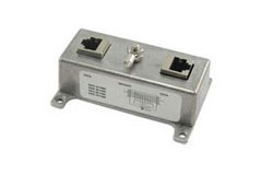 HGLN-CAT6J Indoor CAT6 Lightning Protector Image of L-com's HGLN-CAT6J Indoor CAT6 Lightning Protector