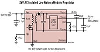 Analog Devices' LTM8068 Typical Application Image of Analog Devices' LTM8067 and LTM8068 DC/DC Converter
