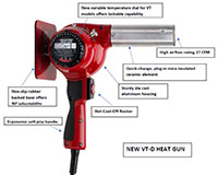 Master Appliance HG and VT Series Heat Guns - Click Here to Enlarge Image of Master Appliance HG and VT Series Heat Guns - Click Here to Enlarge