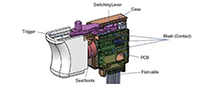 Omron's C3AW Trigger Switch Diagram (click to enlarge) Imagen del diagrama del interruptor de gatillo C3AW de Omron (haga clic para ampliar)