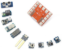 Seeed's Grove Starter Kit for TI's LaunchPad Image of Seeed's Grove Starter Kit for TI LaunchPad
