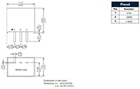 TSR 1E Diagram - Click to Enlarge Image of TRACO Power TSR 1E Series POL Switching Regulators