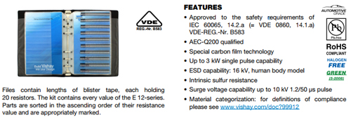 High Pulse Load Carbon Film MELF Resistors High Pulse Load Carbon Film MELF Resistors