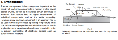 Thermal Management in Surface-Mounted Resistors Applications Thermal Management in Surface-Mounted Resistors Applications
