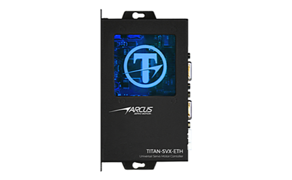 Arcus Technology's TITAN-SVX-ETH-DM Ethernet USB RS485 Servo Motor Controller Image of Arcus Technology's TITAN-SVX-ETH-DM Ethernet USB RS485 Servo Motor Controller