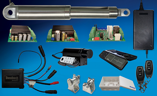 Bansbach easylift's easyE® Electric Linear Actuators and Accessories Image of Bansbach easylift's easyE® Electric Linear Actuators and Accessories