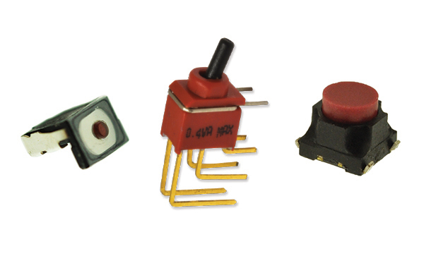 E-Switch's Wearables & Micro Miniature Switches Image of E-Switch's Wearables & Micro Miniature Switches