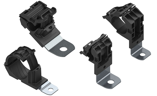 HellermannTyton's Ratchet P-Clamp Image of HellermannTyton's Ratchet P-Clamp