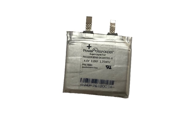 PRC Tech's 1100 Farad Cell PR1100F08R0-045W-050L-S Image of PRC Tech's 1100 Farad Cell PR1100F08R0-045W-050L-S