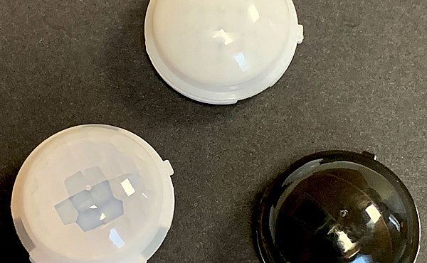 Polymer Optics' Cap Lens For PIR Motion Detection Image of Polymer Optics' Cap Lens For PIR Motion Detection