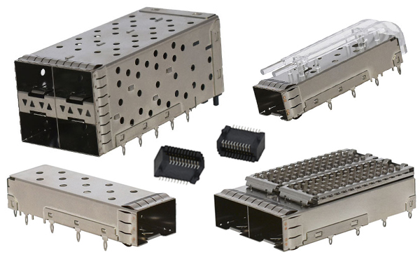 Stewart Connector's SFP+ Cages Image of Stewart Connector's SFP+ Cages