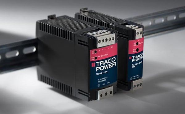 TRACO's DIN-Rail Power Supply Image of TRACO's DIN-Rail Power Supply