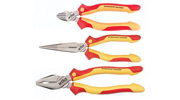 INSULATED PLIERS & CUTTERS 3 PC image of INSULATED PLIERS & CUTTERS 3 PC