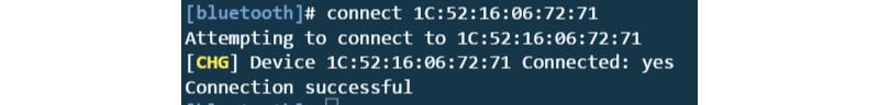 Figure 9: Connect to your Bluetooth Device Alt Text