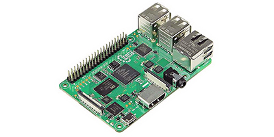Detail view of a FPGA based Trenz TE0726-03M ZynqBerry dev board