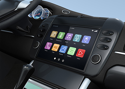 Image of automotive infotainment system