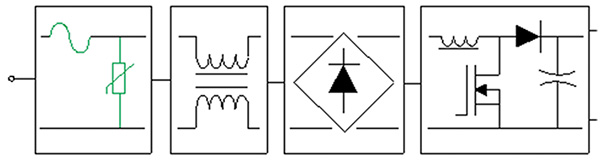Image of fuse in an electrical circuit