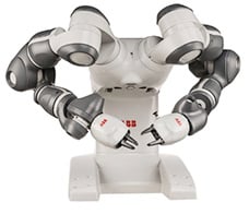 Image of YuMi lightweight, desktop collaborative robot