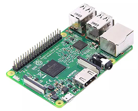 Image of Raspberry Pi 3 board from Seeed Technology