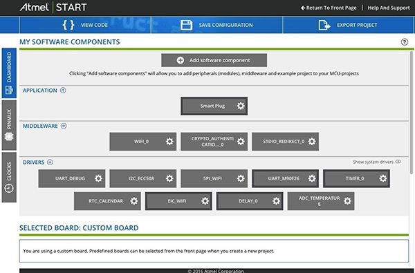 Image of Atmel full set of software drivers