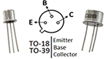 Transistors, NPN and PNP, Metal Can Packages