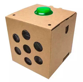 Image of Seeed Google AIY voice kit’s exterior enclosure