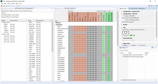 Image of NXP MCUXpresso Config Tools utility set (click to enlarge)