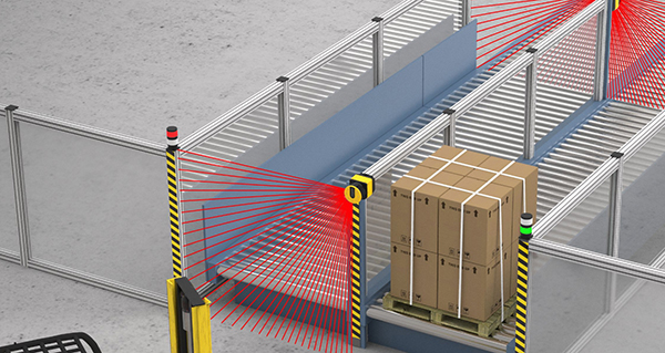 Image of SX series safety laser scanners from Banner Engineering