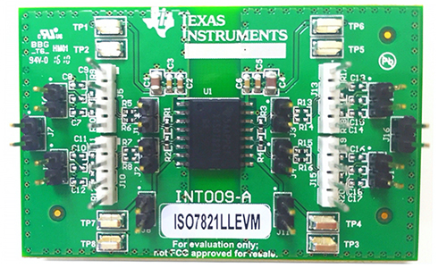 Image of Texas Instruments ISO7821LLSEVM evaluation module
