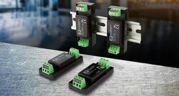 Imagen de los convertidores de CC/CC de las series DTJ15 y DTJ20 de  XP Power