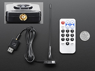 Imagen del receptor SDR de bajo costo Adafruit 1497