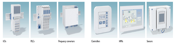 Image of different human-machine interfaces (HMI)