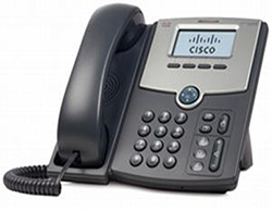 Image of Cisco VoIP phone incorporating PoE