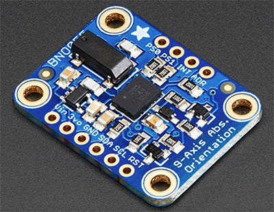 Image of BNO055 sensor on Adafruit’s 2472 BOB